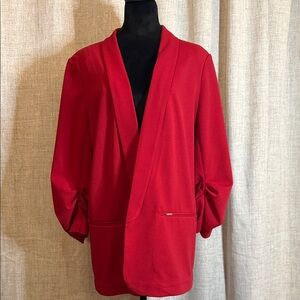 Nine West Vibrant Red Women's Blazer